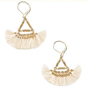 Nordstrom/shashi Lilu 14k Gold Pleated Earring